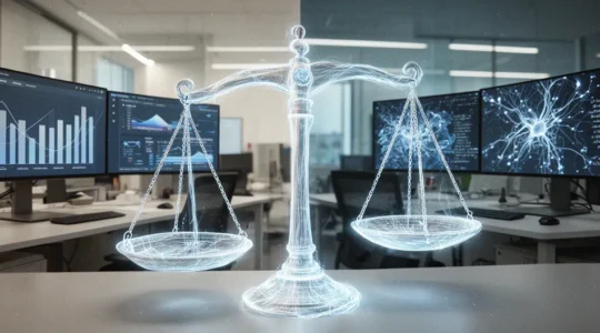 Comparaison visuelle entre data analyst et data scientist junior analysant des données