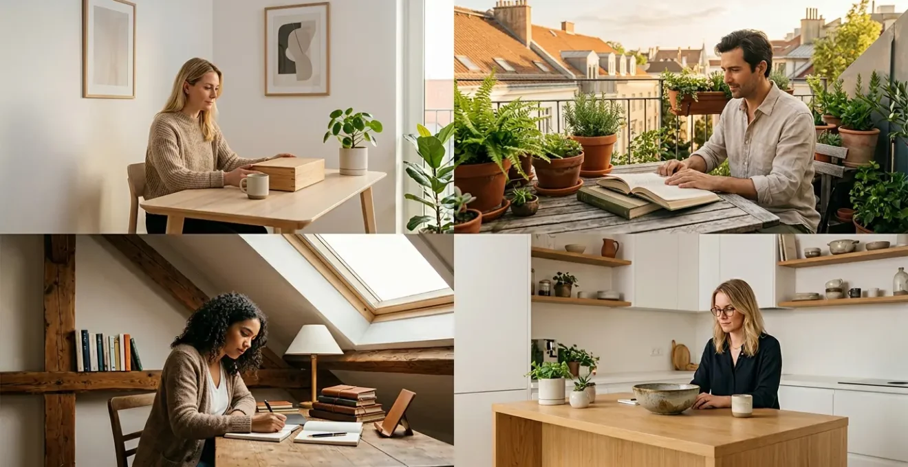 Une équipe diversifiée travaillant en harmonie à distance depuis différents environnements