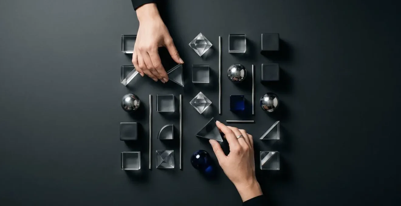 Professionnelle analysant des données complexes avec concentration et méthode critique