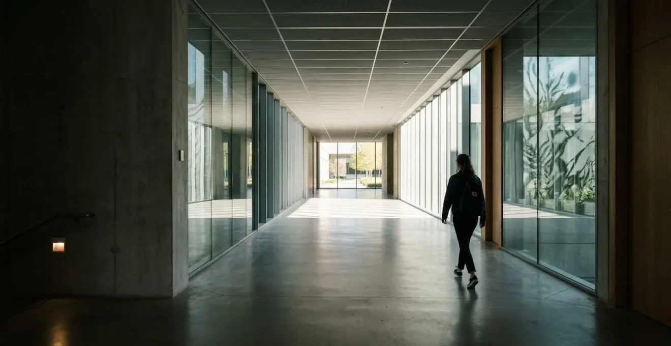 Métaphore visuelle d'un parcours de transformation et de résilience dans l'éducation