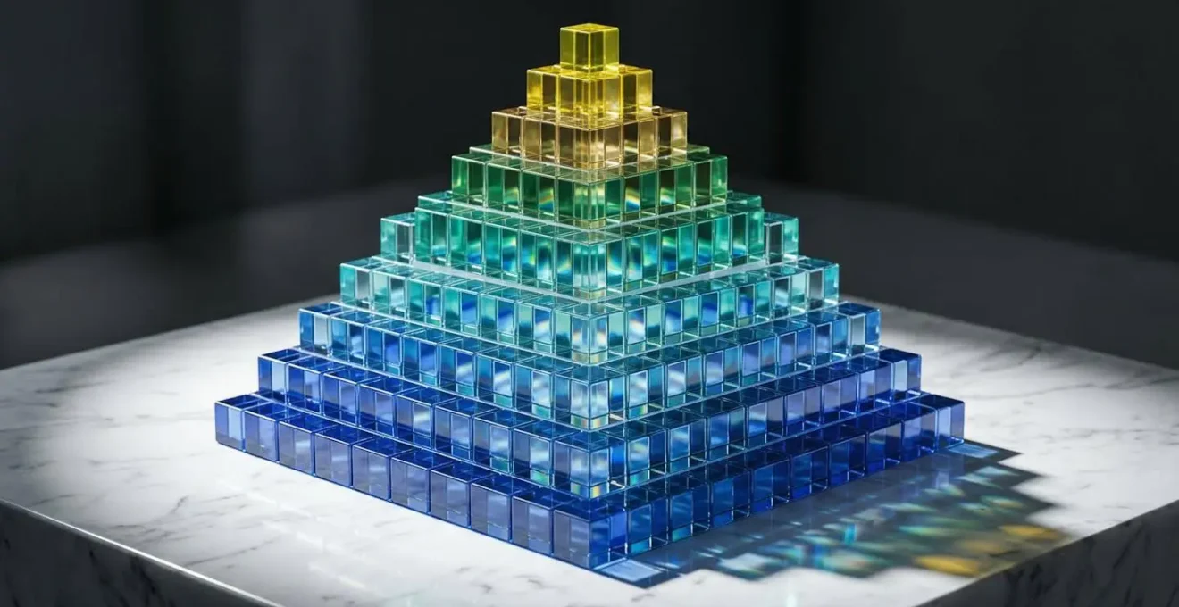 Pyramide visuelle des niveaux de reconnaissance des diplômes dans le système éducatif français