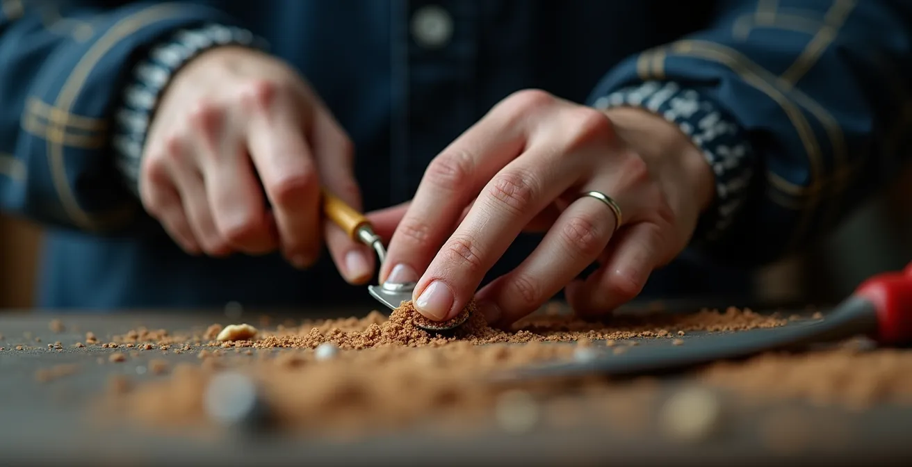 Artisan spécialisé utilisant une technique avancée grâce à sa mention complémentaire